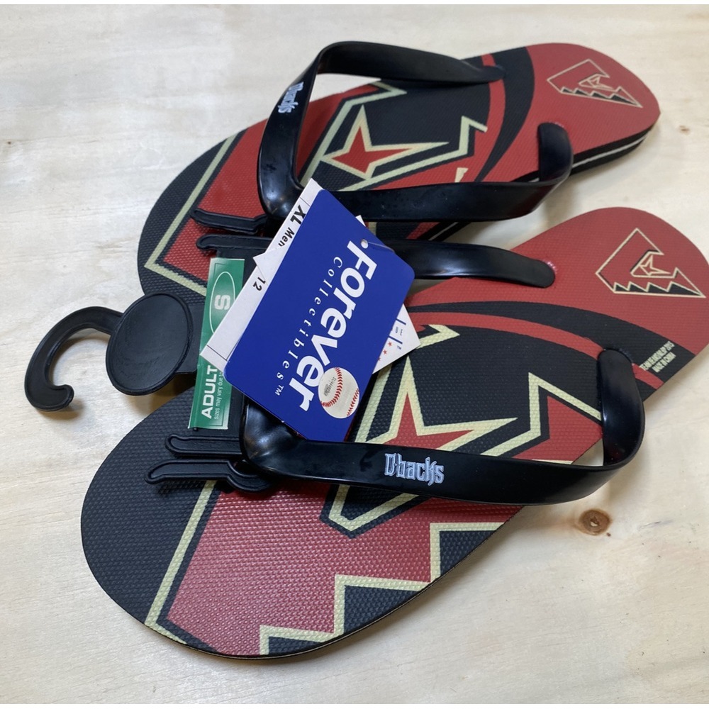 Arizona Diamondbacks MLB Baseball Flip‎ Flops Sandals New Small Women's 7-8